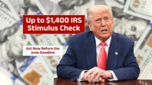 Up To $1,400 Irs Stimulus Check – Act Now Before The June Deadline And Here’s How To Claim It