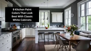 9 Kitchen Paint Colors That Look Best With Classic White Cabinets