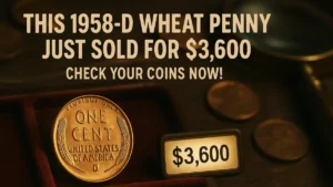This 1958-D Wheat Penny Just Sold for $3,600 — Check Your Coins Now!