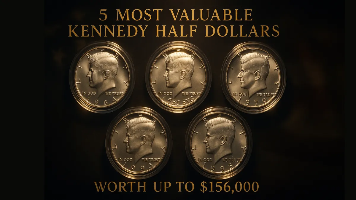 5 Most Valuable Kennedy Half Dollars Worth Up to $156,000