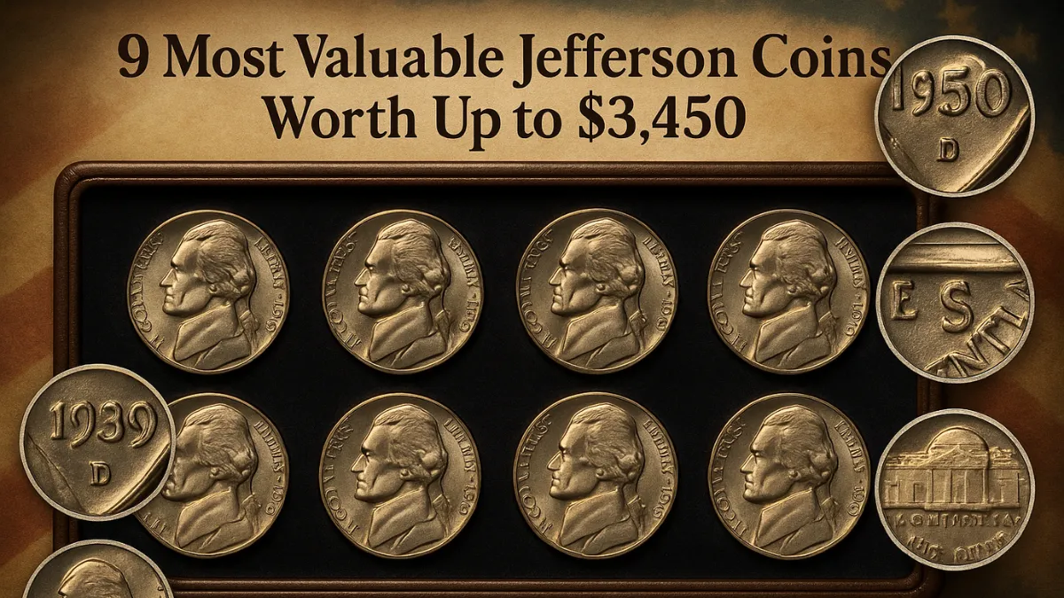 9 Most Valuable Jefferson Coins Worth Up to $3,450 – Check Your Change!
