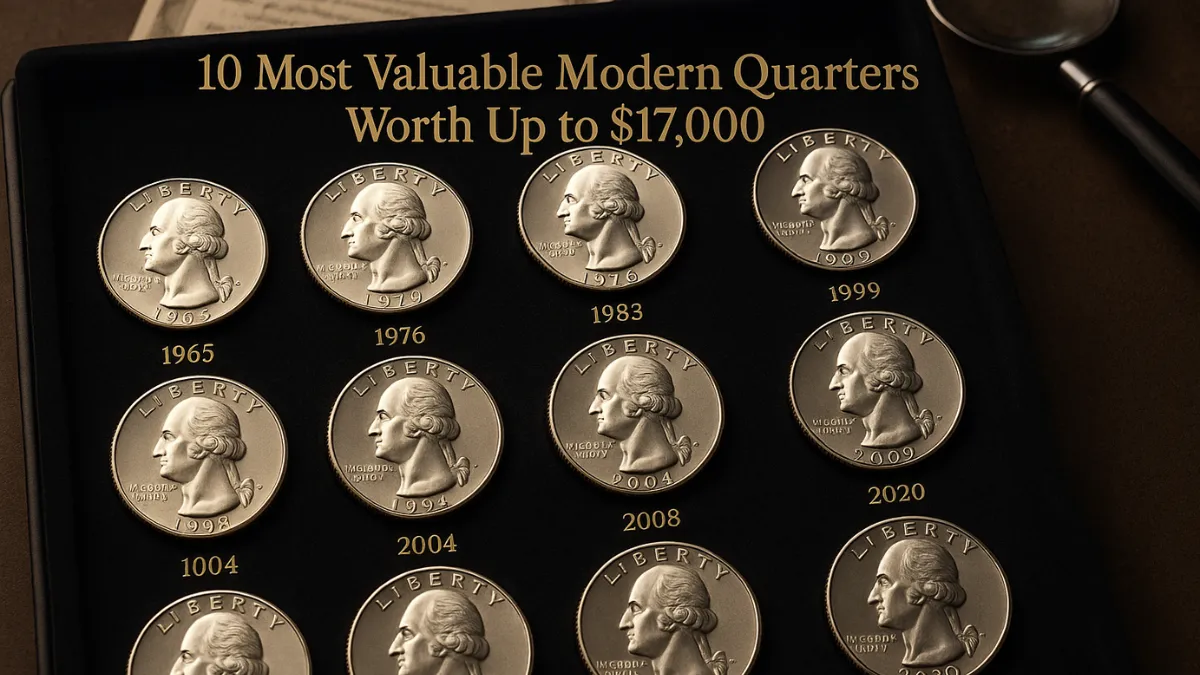 10 Most Valuable Modern Quarters Worth Up to $17,000 – You Won't Believe